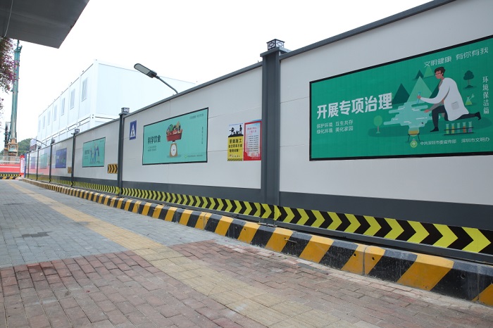 施工圍擋多少錢一米？專業的施工圍擋廠家告訴你